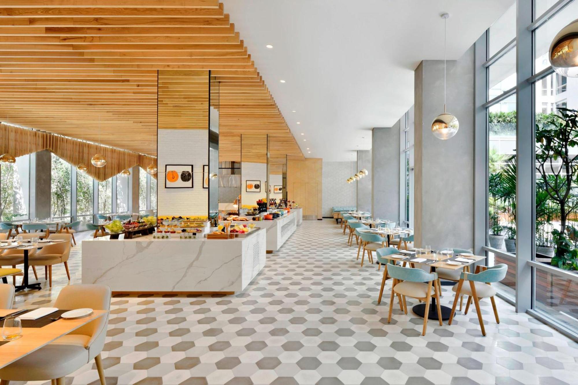 فندق ألوفت نيودلهي آيروسيتي المظهر الخارجي الصورة The restaurant