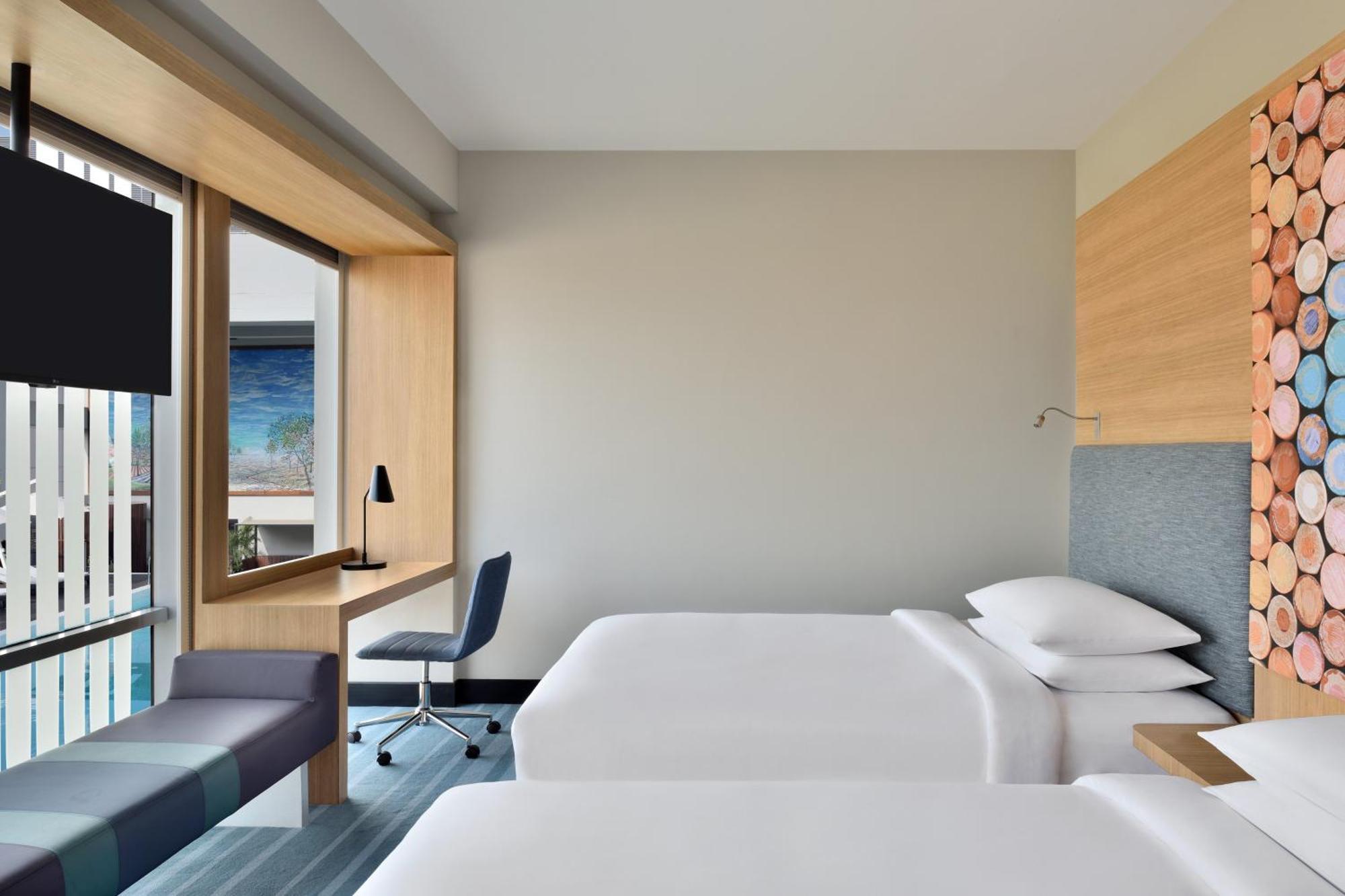 فندق ألوفت نيودلهي آيروسيتي المظهر الخارجي الصورة A guest room at the hotel